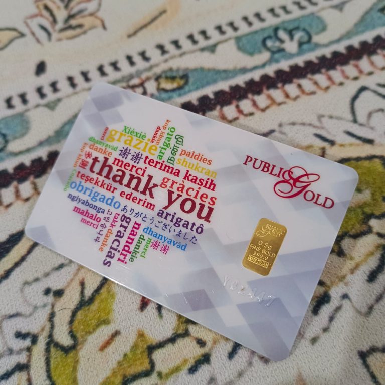 Public Gold 0.5g - Thank You